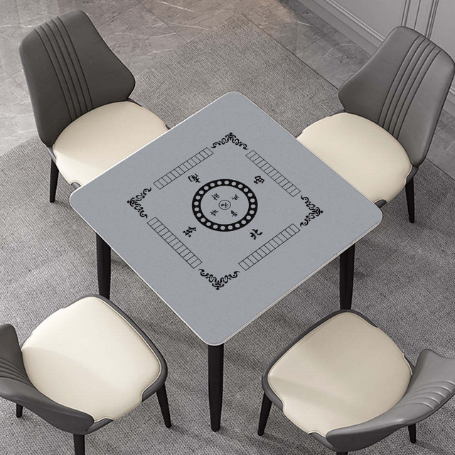Hei&szlig;e verkaufende Neopren-Gummi-Poker-Gl&uuml;cksspiel-Tischmatte, individuelle Mahjong-Reisespielmatte, 78 x 78 cm