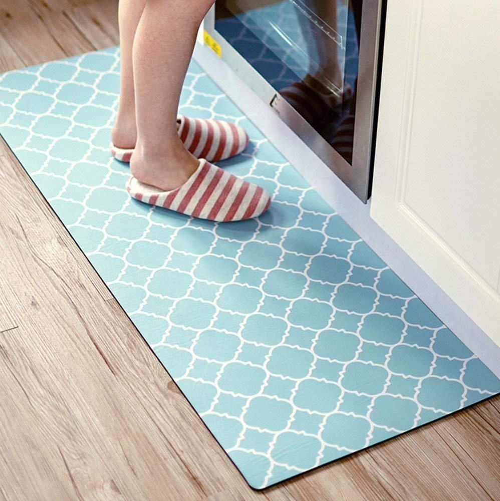 Tapis de cuisine anti-fatigue en gros imprim&eacute; en microfibre