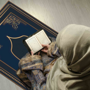 Muslimischer Gebetsteppich, rutschfester, faltbarer Teppich | Tragbarer Gebetsteppich aus weichem Samt